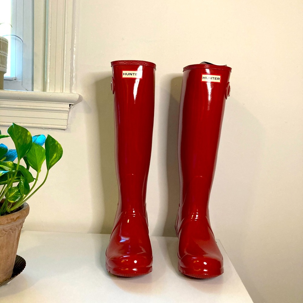 COPY - NWT hunter boots size 8